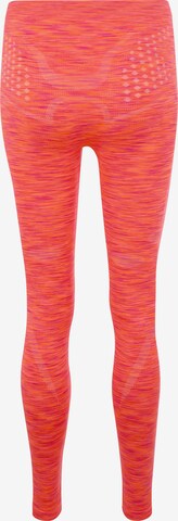 ENDURANCE Skinny Sportovní kalhoty 'Battipaglia' – oranžová