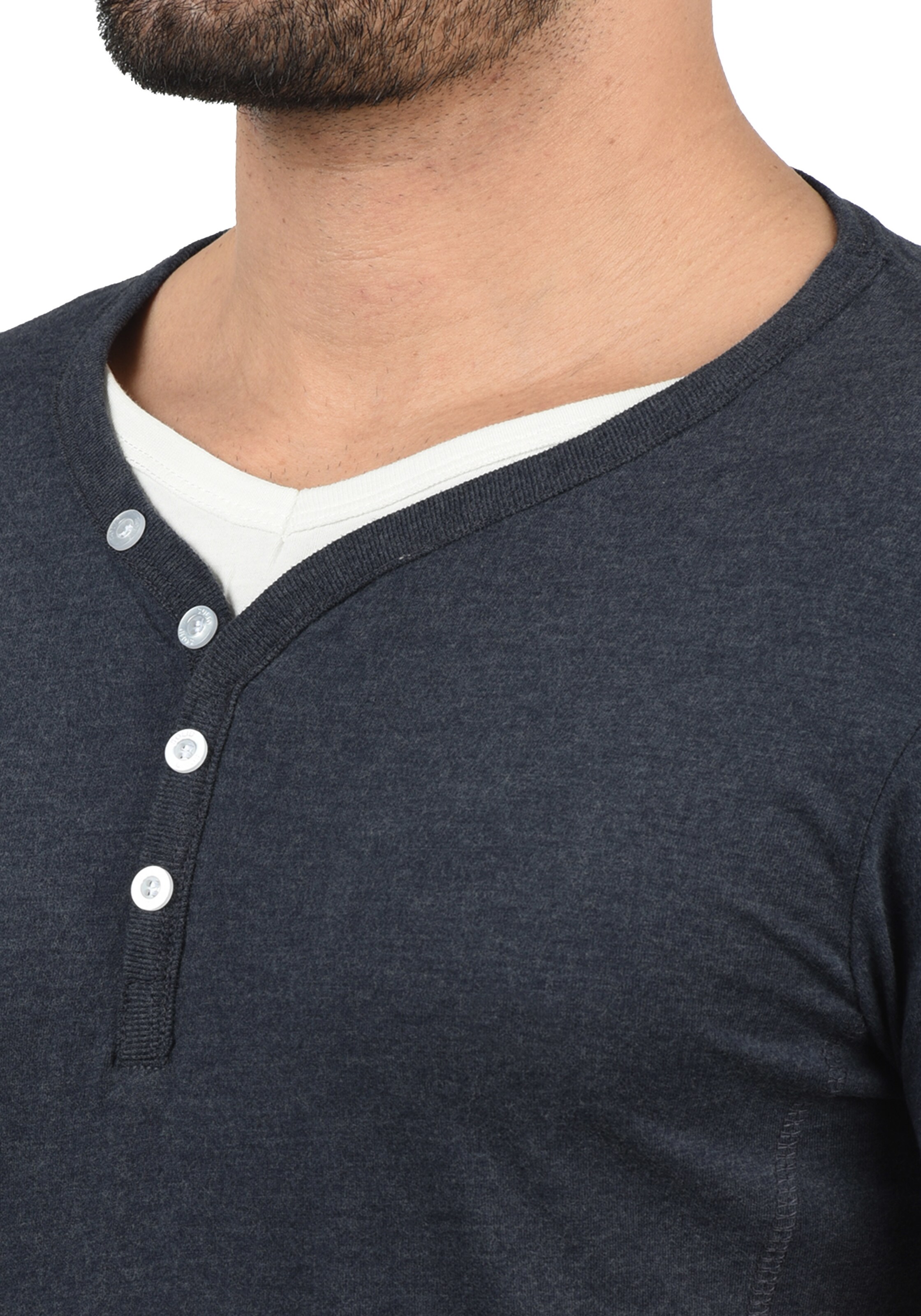 !Solid Shirt 'Dorian' in Blue