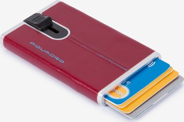 Piquadro Kreditkartenetui 'Blue Square' in Rot