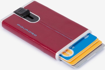 Piquadro Wallet 'Blue Square' in Red