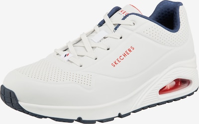 SKECHERS Platform trainers 'Uno Stand On Air' in Navy / Fire red / White, Item view