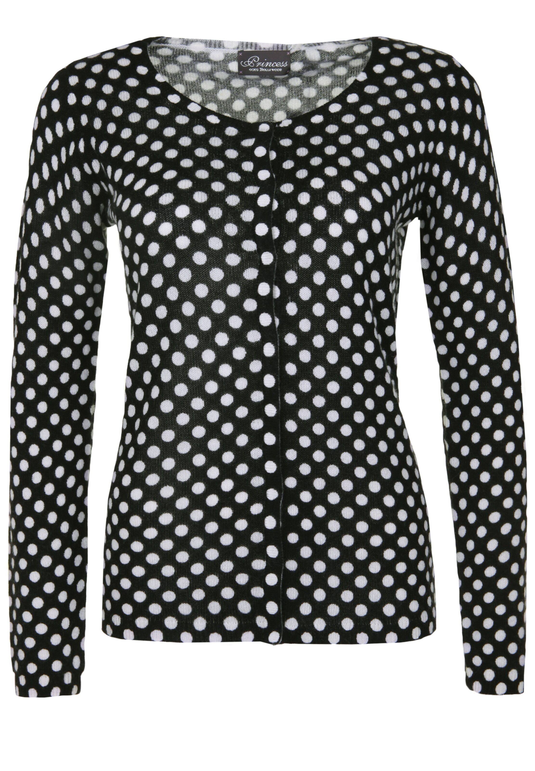 PRINCESS GOES HOLLYWOOD - Gebreid vest 'Dots' in de kleur Zwart