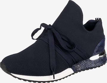 LA STRADA Slip-Ons in Blue: front