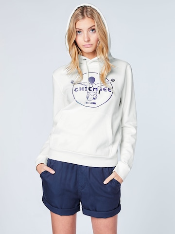 CHIEMSEE Sweatshirt in White: front