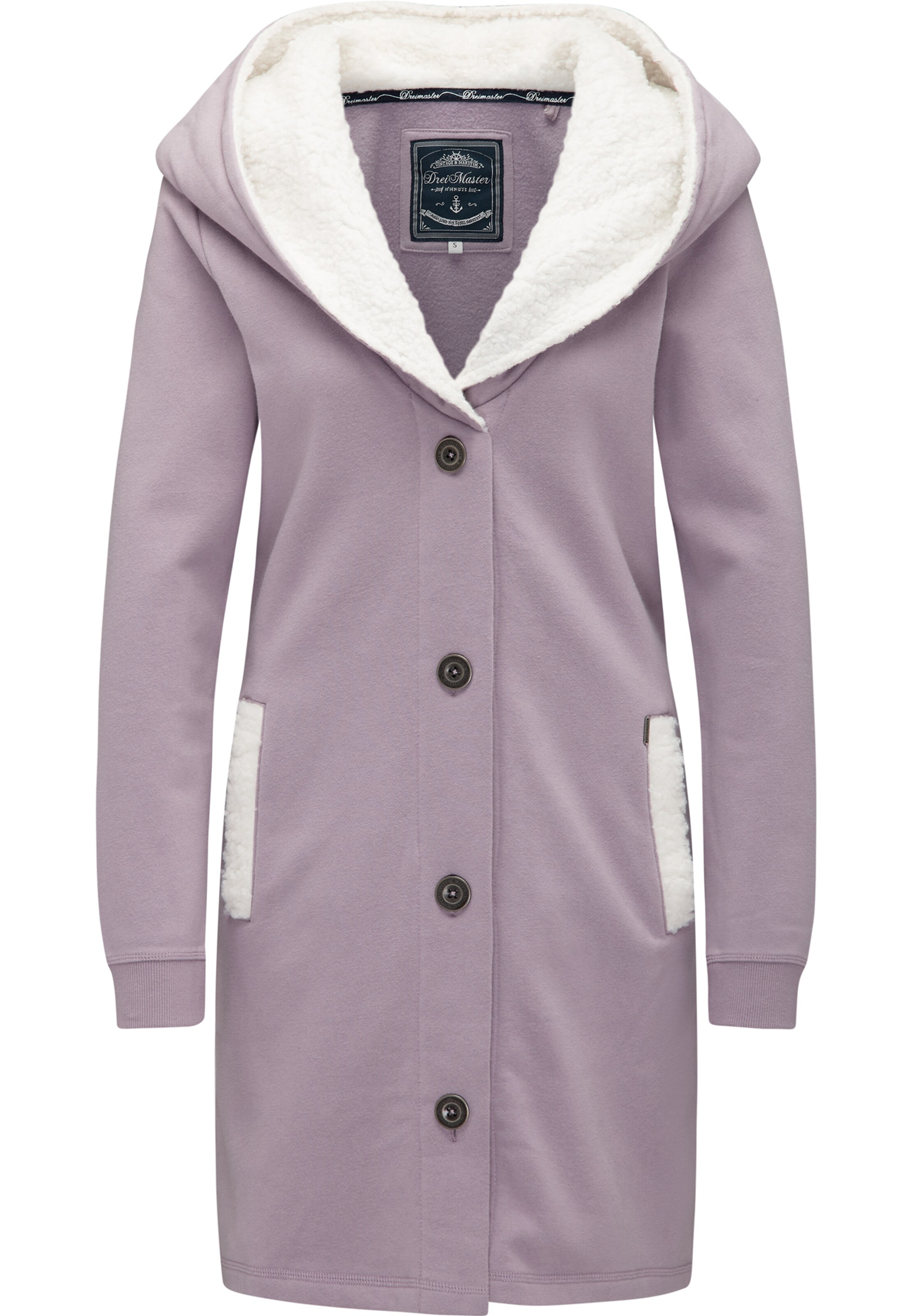 DREIMASTER - Tussenmantel in de kleur Pastellila