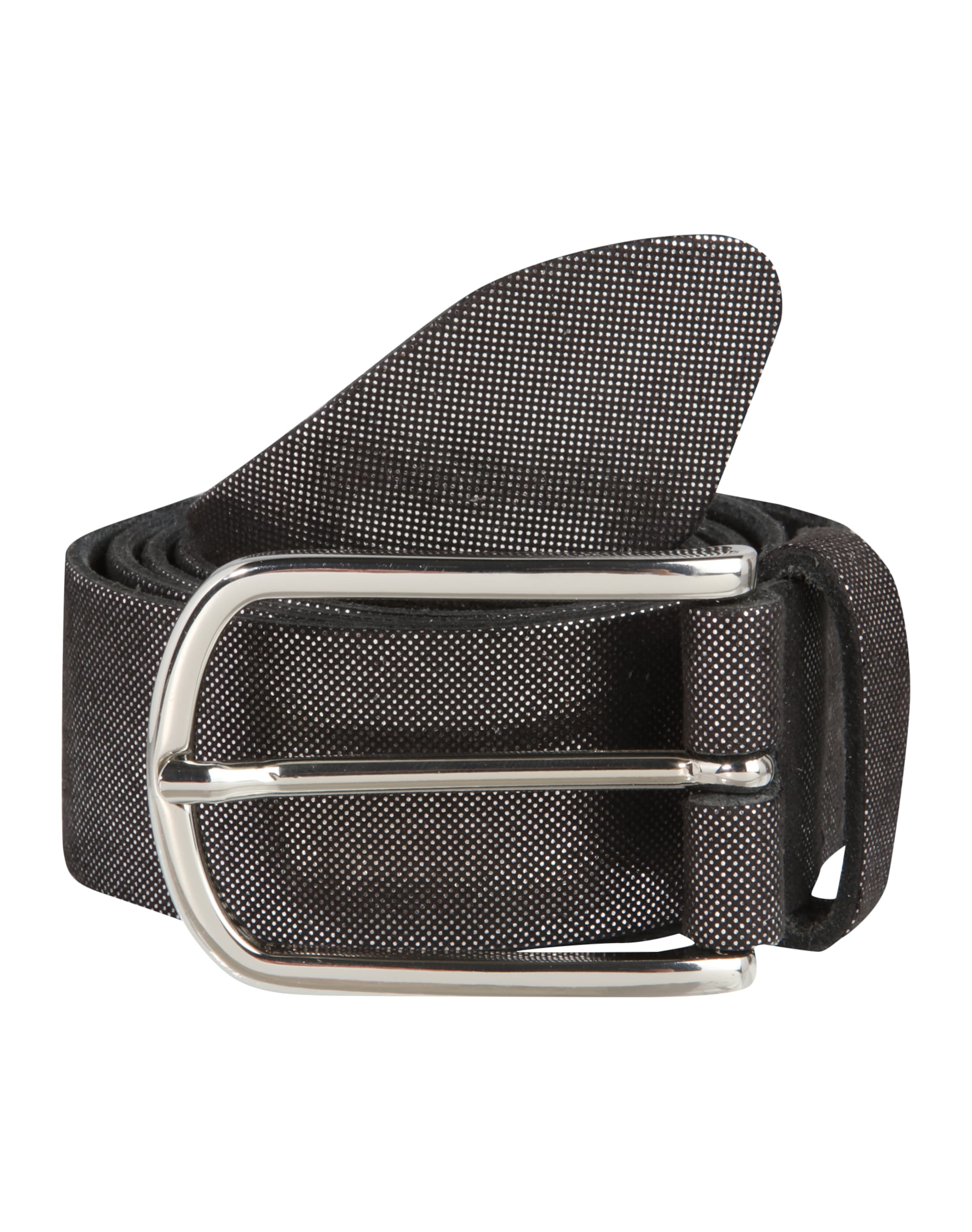 Ceinture VANZETTI en noir : devant