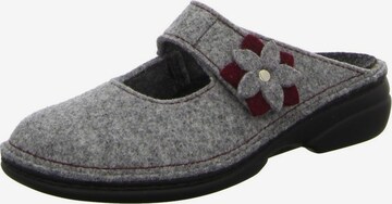 Finn Comfort Slippers in Grey: front