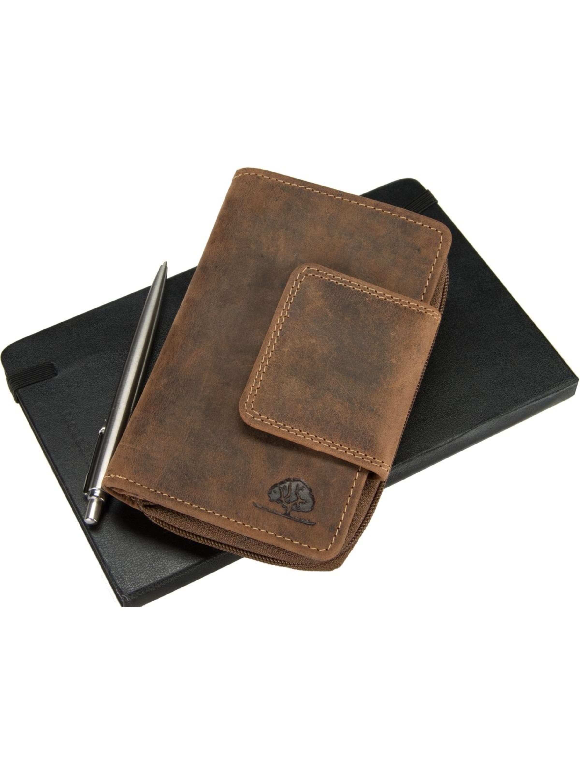 GREENBURRY Geldbörse 'XI' in Braun