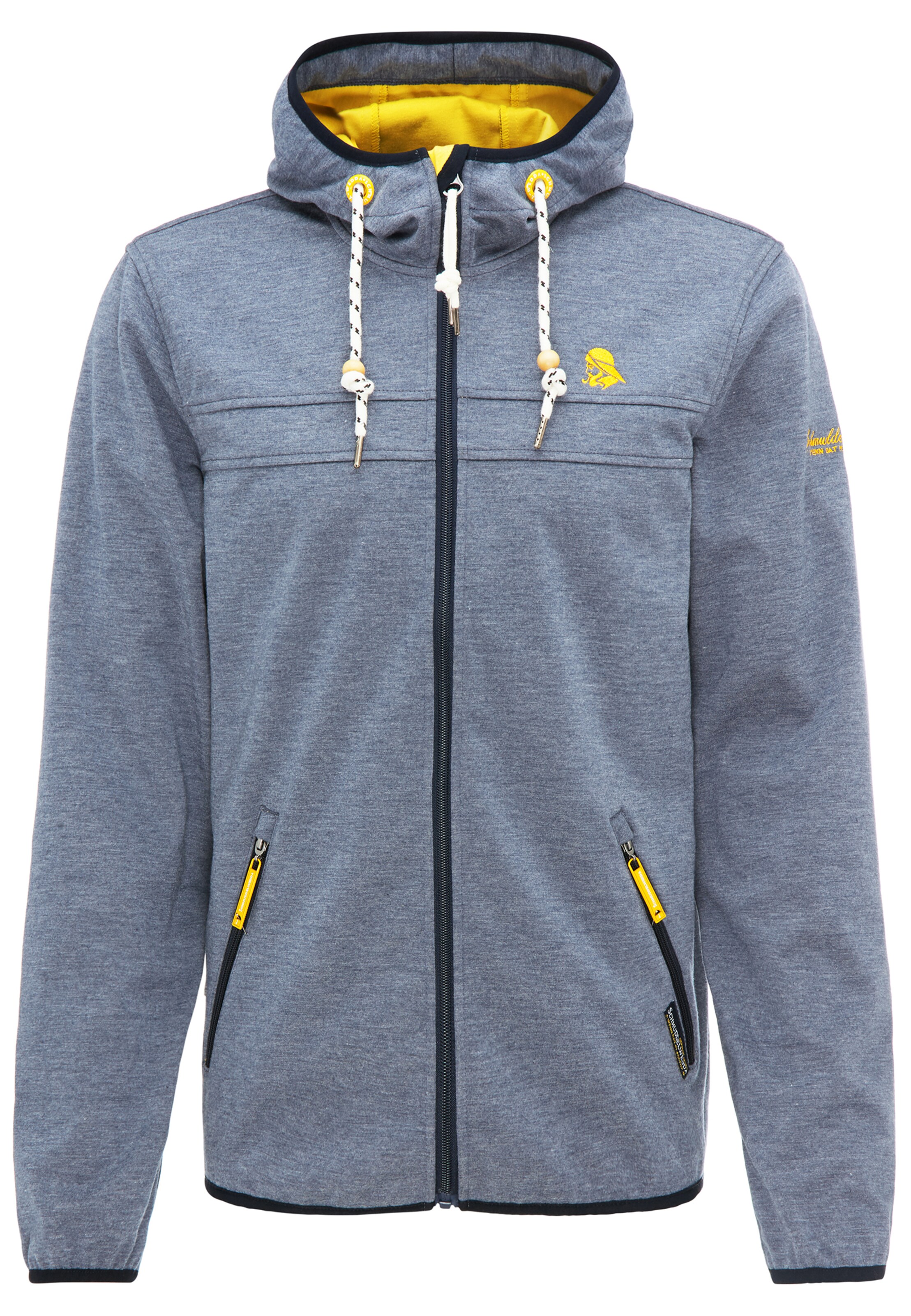 Schmuddelwedda - Functionele jas in de kleur Smoky blue