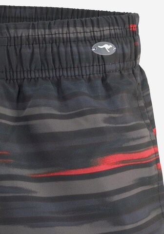 KangaROOS Badeshorts in Schwarz