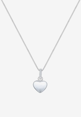 Elli DIAMONDS Necklace 'Herz' in Silver