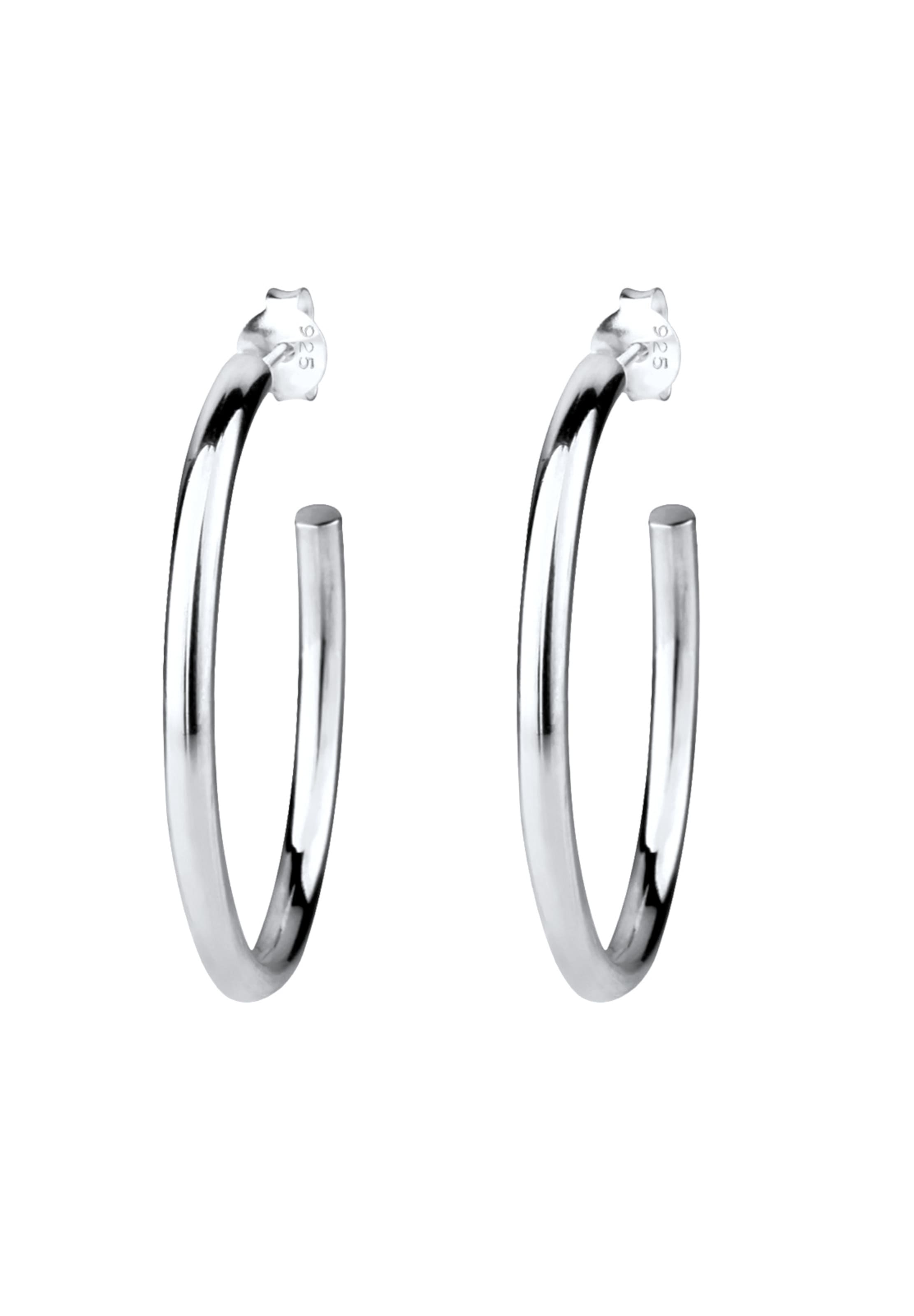 Boucles d'oreilles ELLI en argent : devant