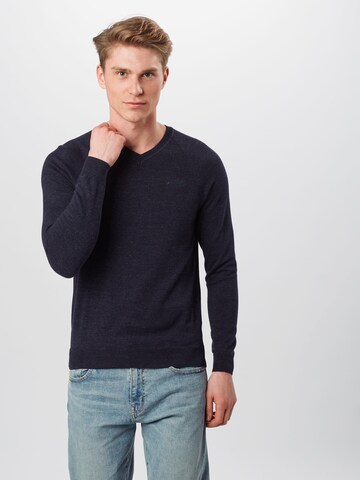 Superdry Regular Fit Pullover in Blau: predná strana