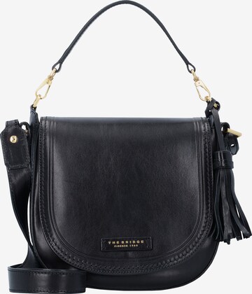 The Bridge Handbag in Black: front