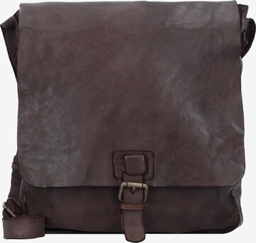 Borsa messenger di Harold's in marrone: frontale