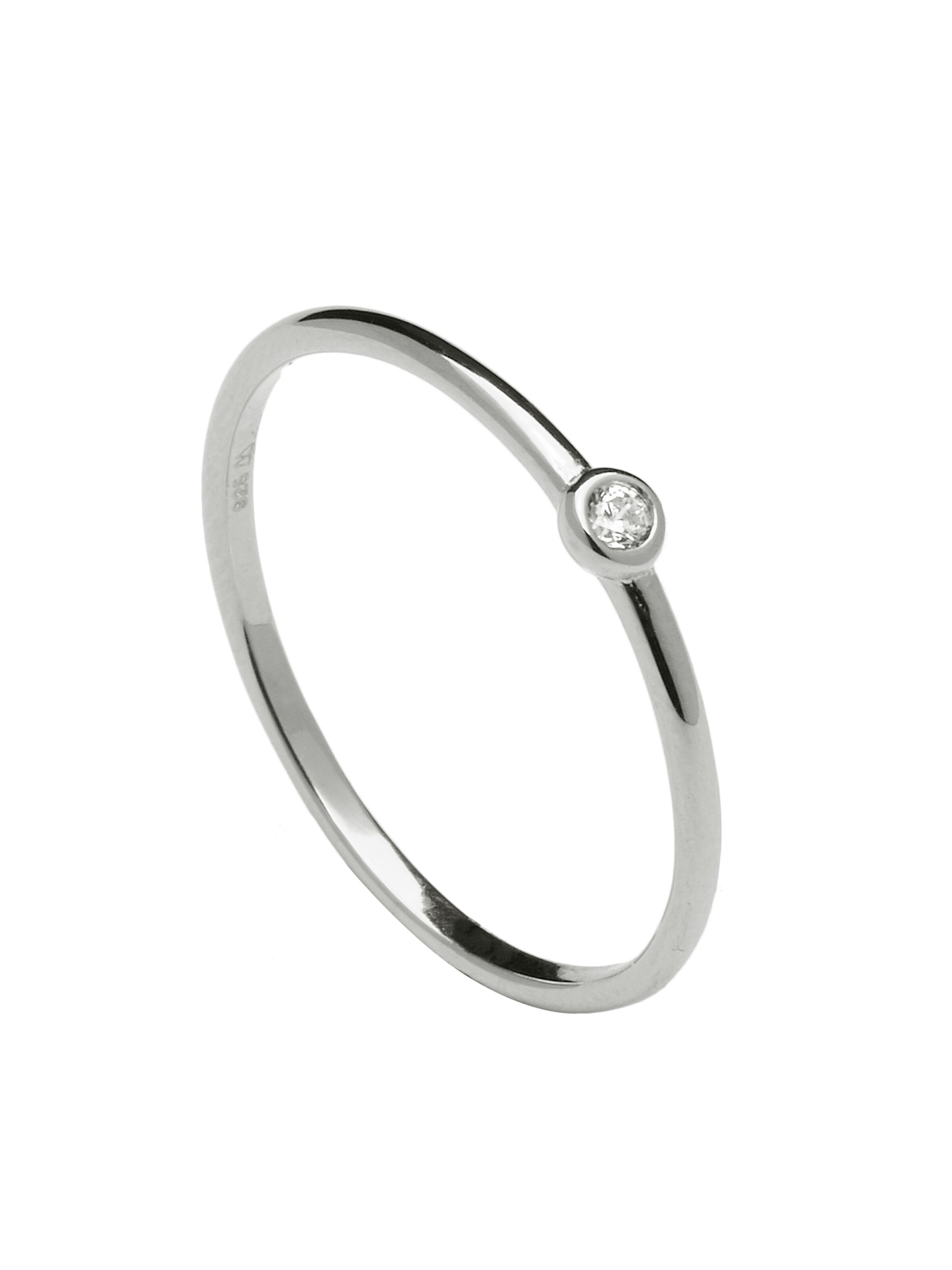 P D PAOLA - Ring 'CLASSIC' in de kleur Zilver