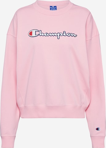 Champion Authentic Athletic Apparel Sweatshirt in Roze: voorkant