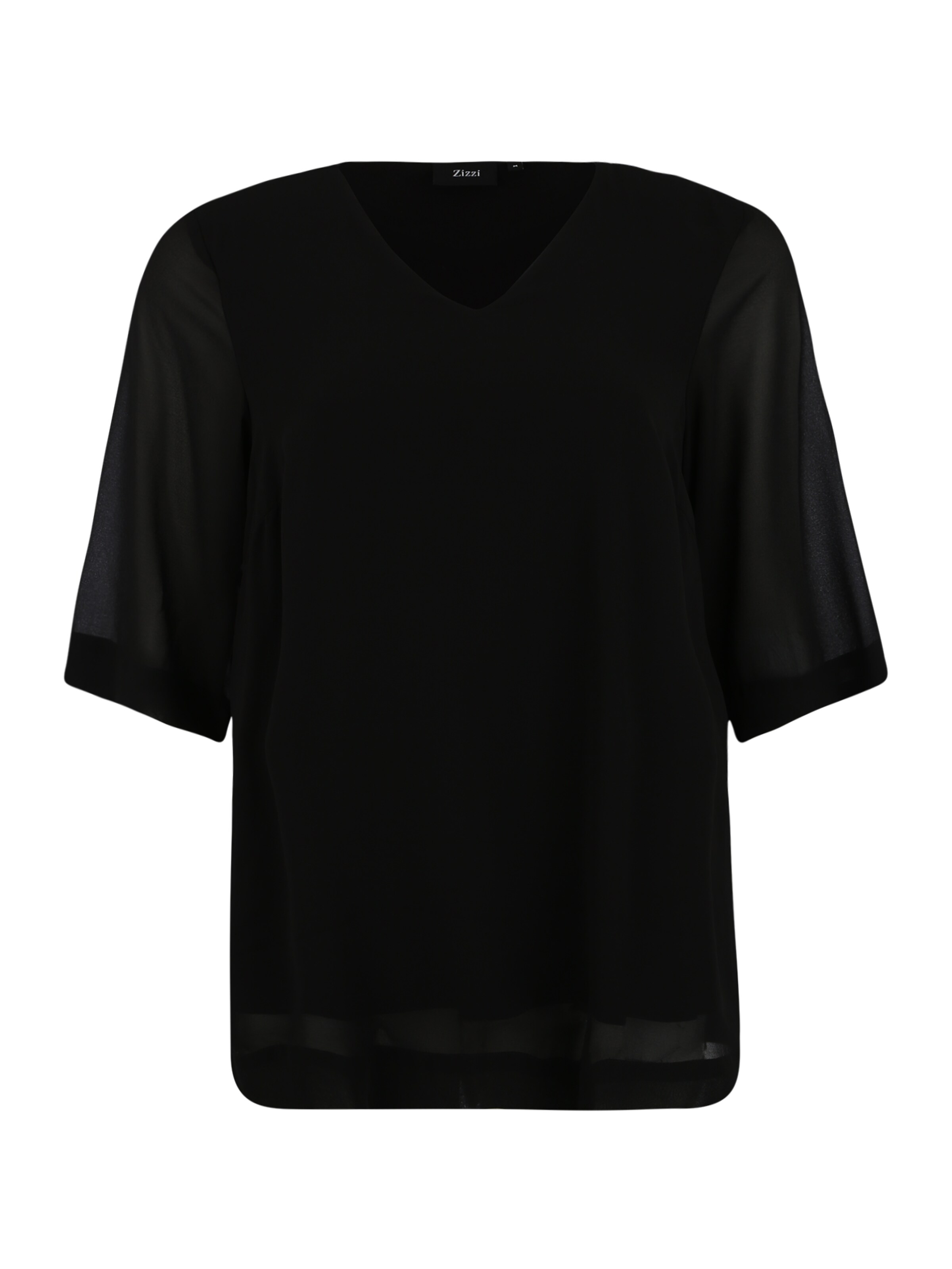 Zizzi - Blouse 'FARRA' in de kleur Zwart