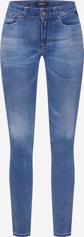 Skinny Jeans 'New Luz' di REPLAY in blu: frontale