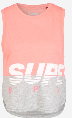 Haut de sport Superdry en orange : devant