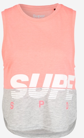 Superdry Športni top | oranžna barva: sprednja stran