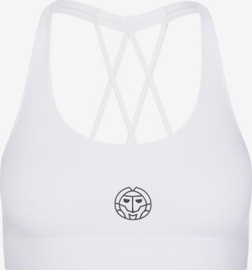 BIDI BADU Bustier Sport-BH 'Letty Tech' in Weiß: predná strana