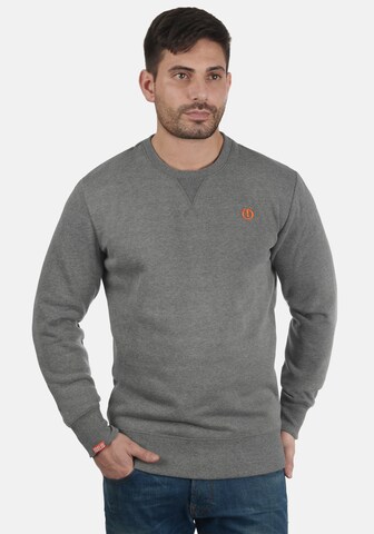 !Solid Sweatshirt 'Benn O-Neck' in Grijs: voorkant