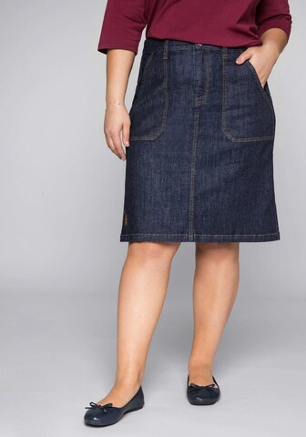 SHEEGO Skirt in Blue: front