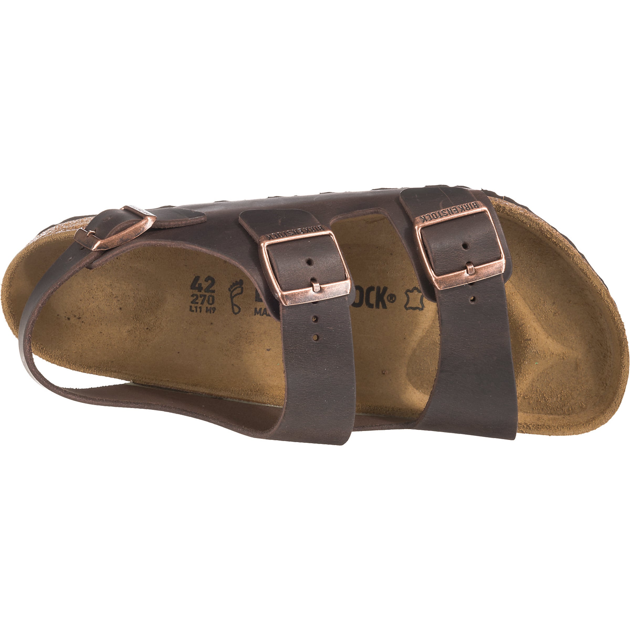 BIRKENSTOCK Sandale 'Milano' in Braun