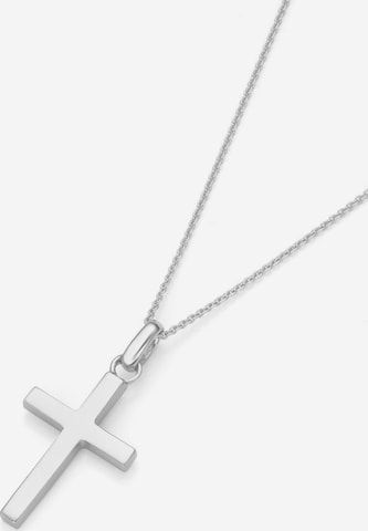 FIRETTI Necklace 'Kreuz' in Silver: front