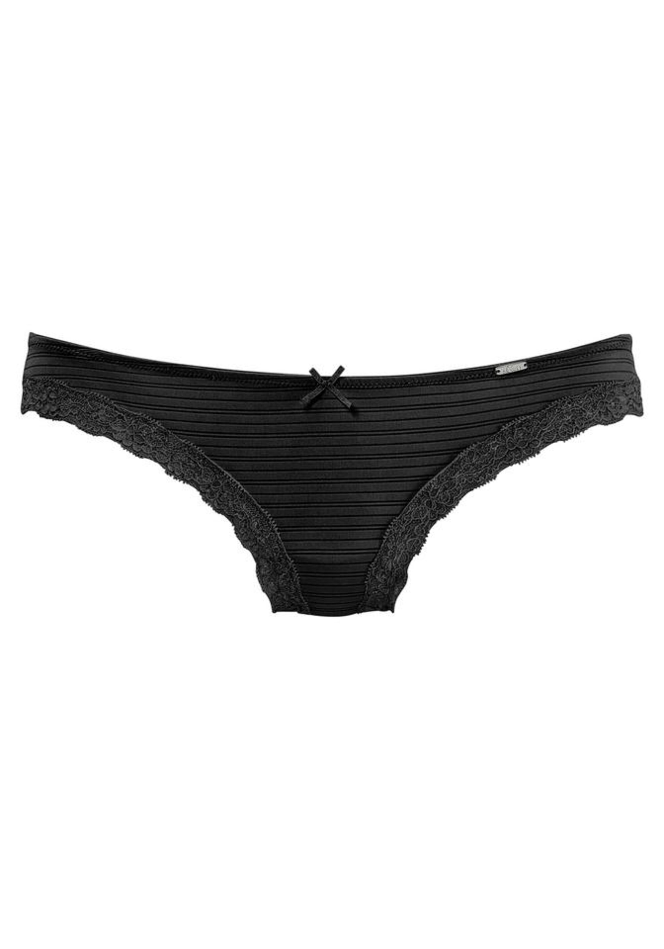 s.Oliver - Stringpanty in schwarz