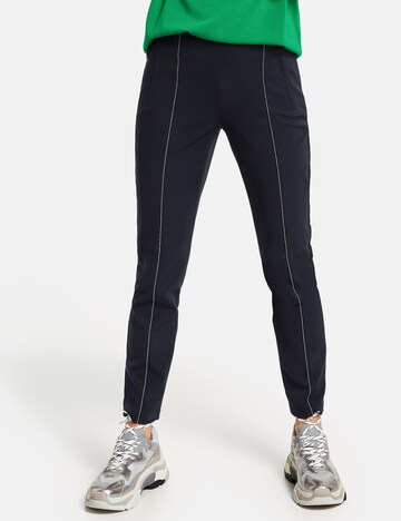 TAIFUN Skinny Broek in Blauw: voorkant