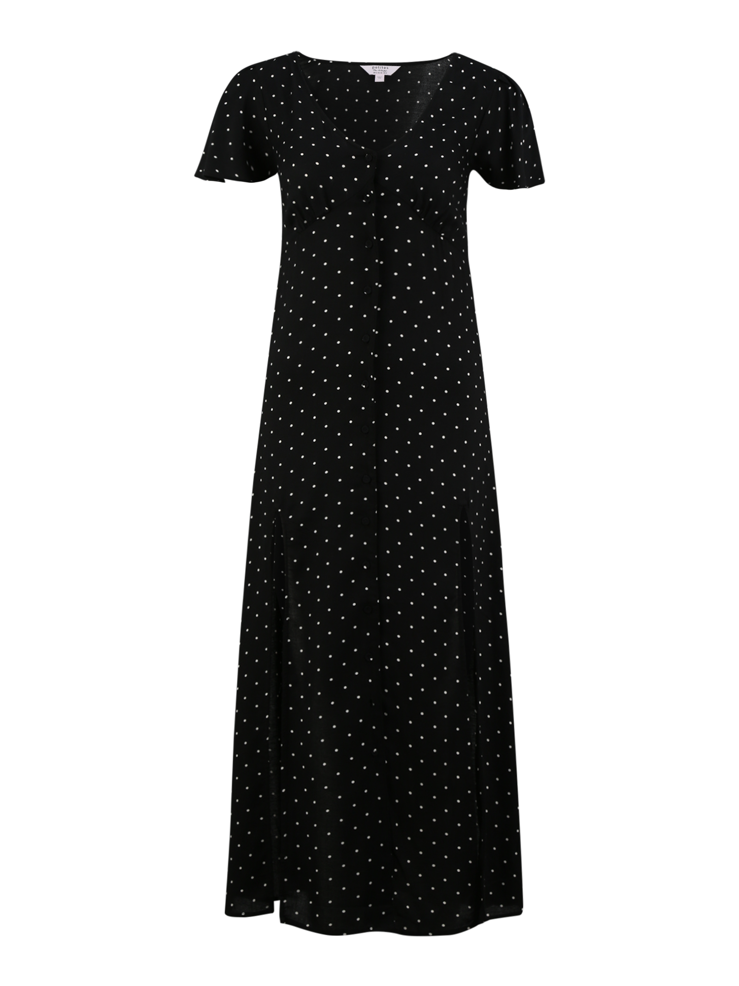 Kobiety LNt3V Miss Selfridge Petite Kleider MONOCHROME DITSY w kolorze Czarnym 