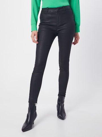 DRYKORN Skinny Trousers 'WINCH' in Black: front