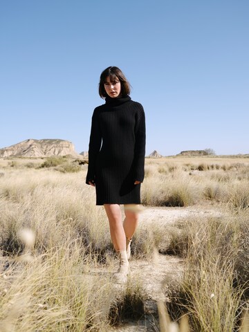 Black Knit Dress Look by a lot less