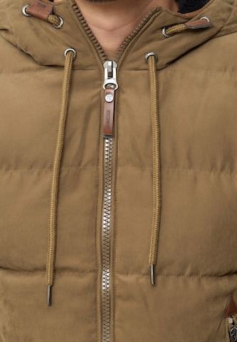 INDICODE JEANS Winter jacket 'Adeline' in Brown