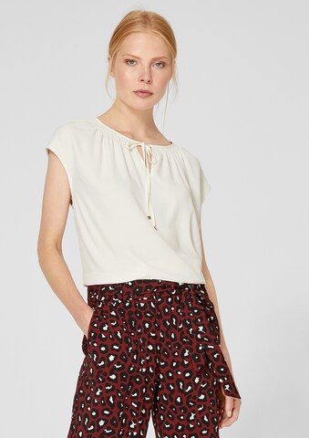 s.Oliver BLACK LABEL Bluse in Weiß: Vorderseite