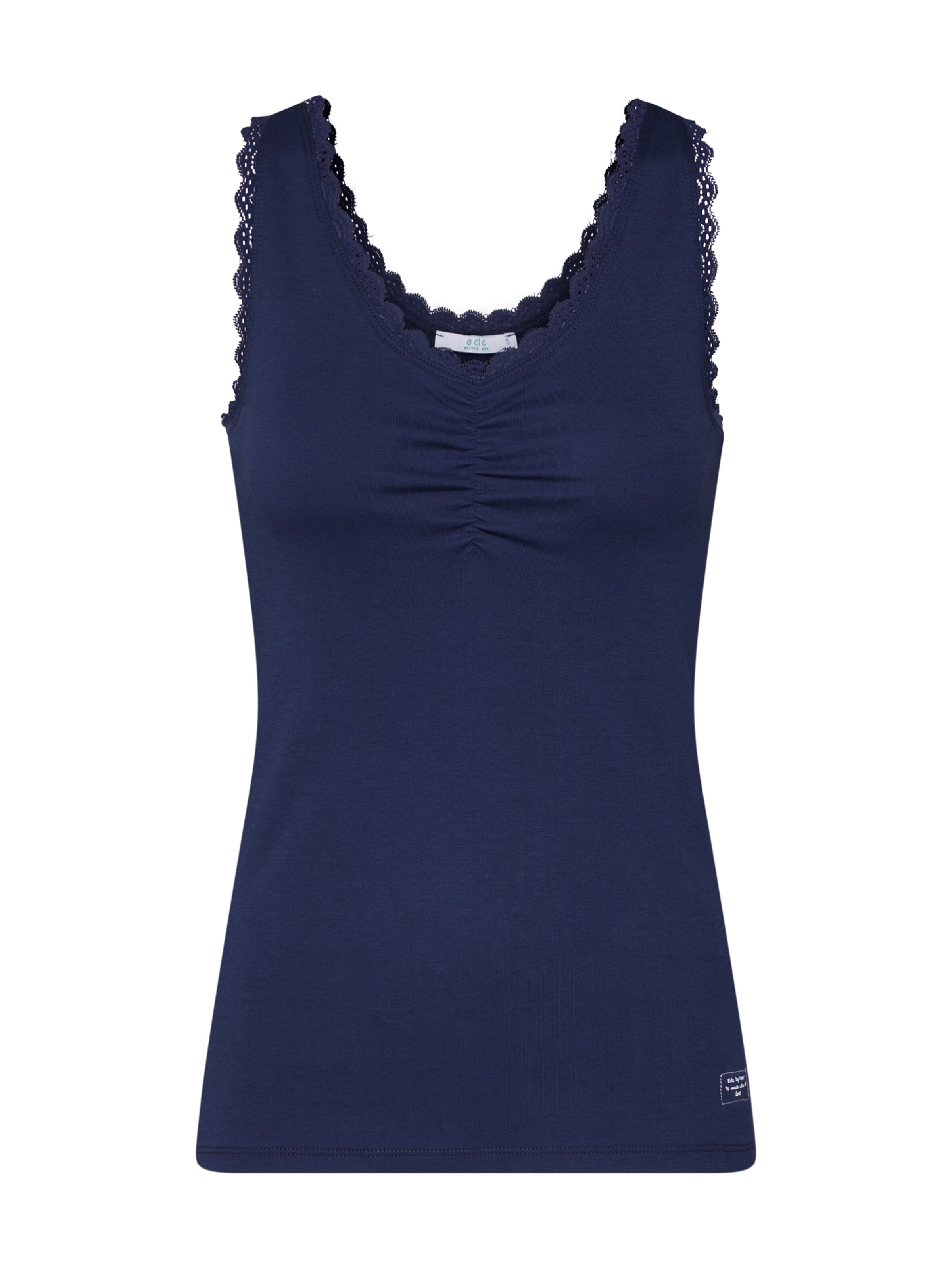 EDC BY ESPRIT - Top 'CORE OCS FLOW' in de kleur Navy