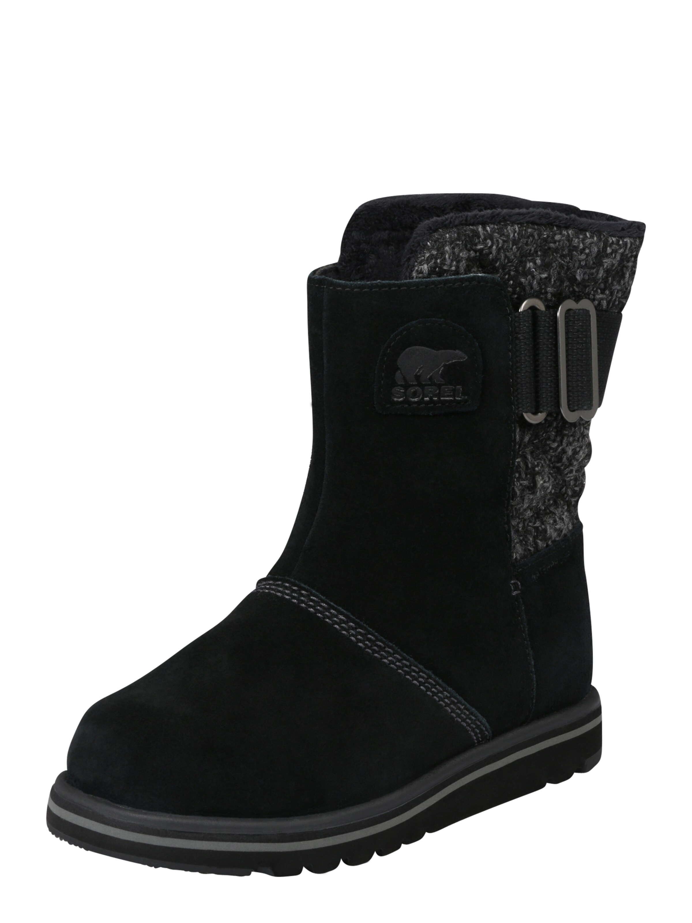 SOREL - Snowboots 'Rylee' in de kleur Zwart
