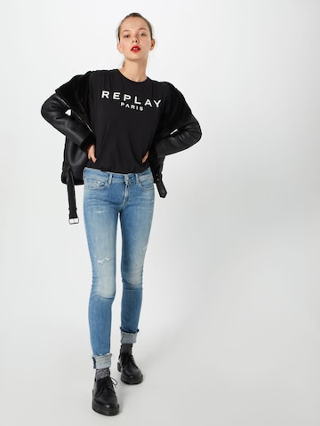 REPLAY Skinny Jeans 'Luz' in Blue