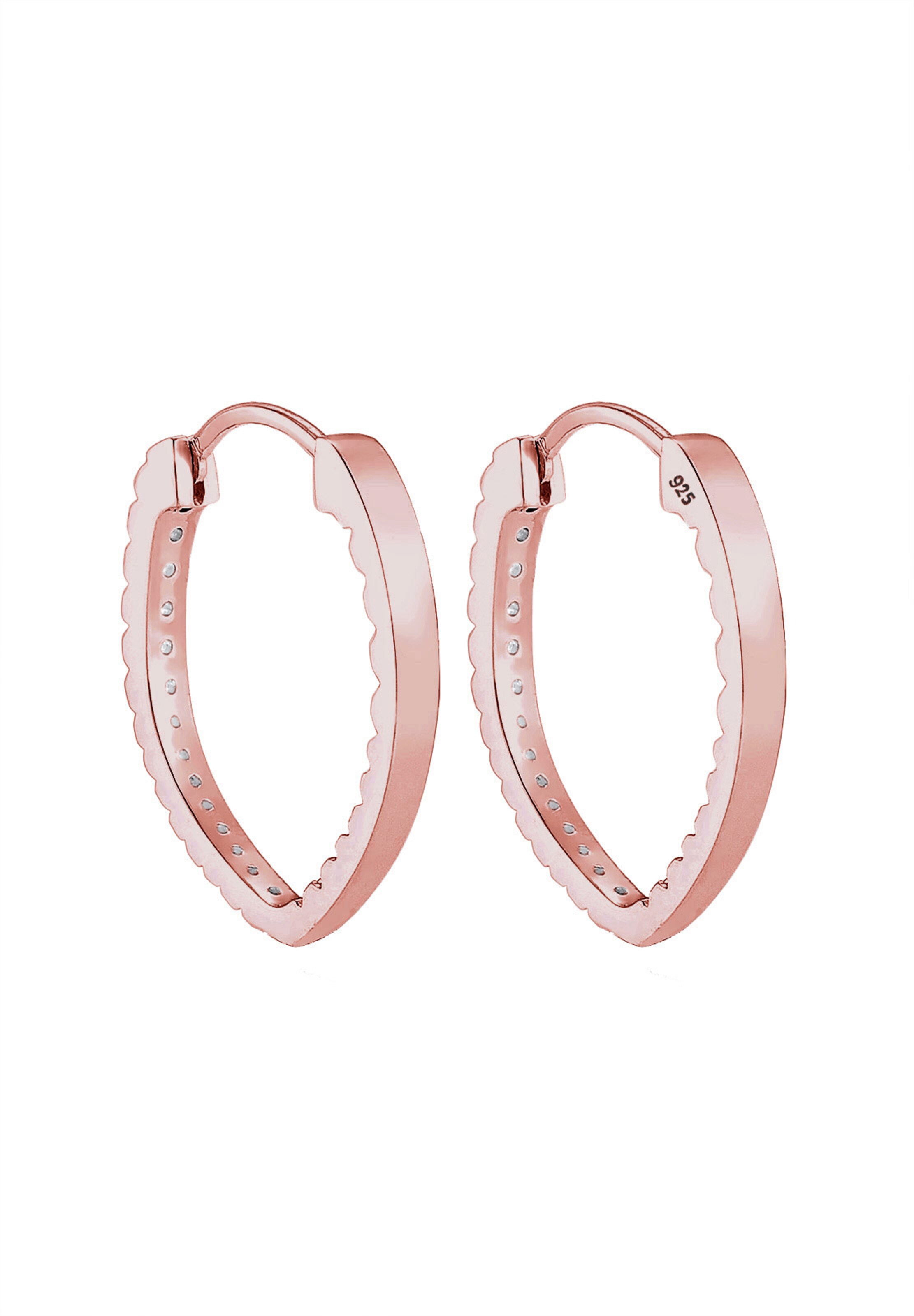 Boucles d'oreilles 'Oval' ELLI en or