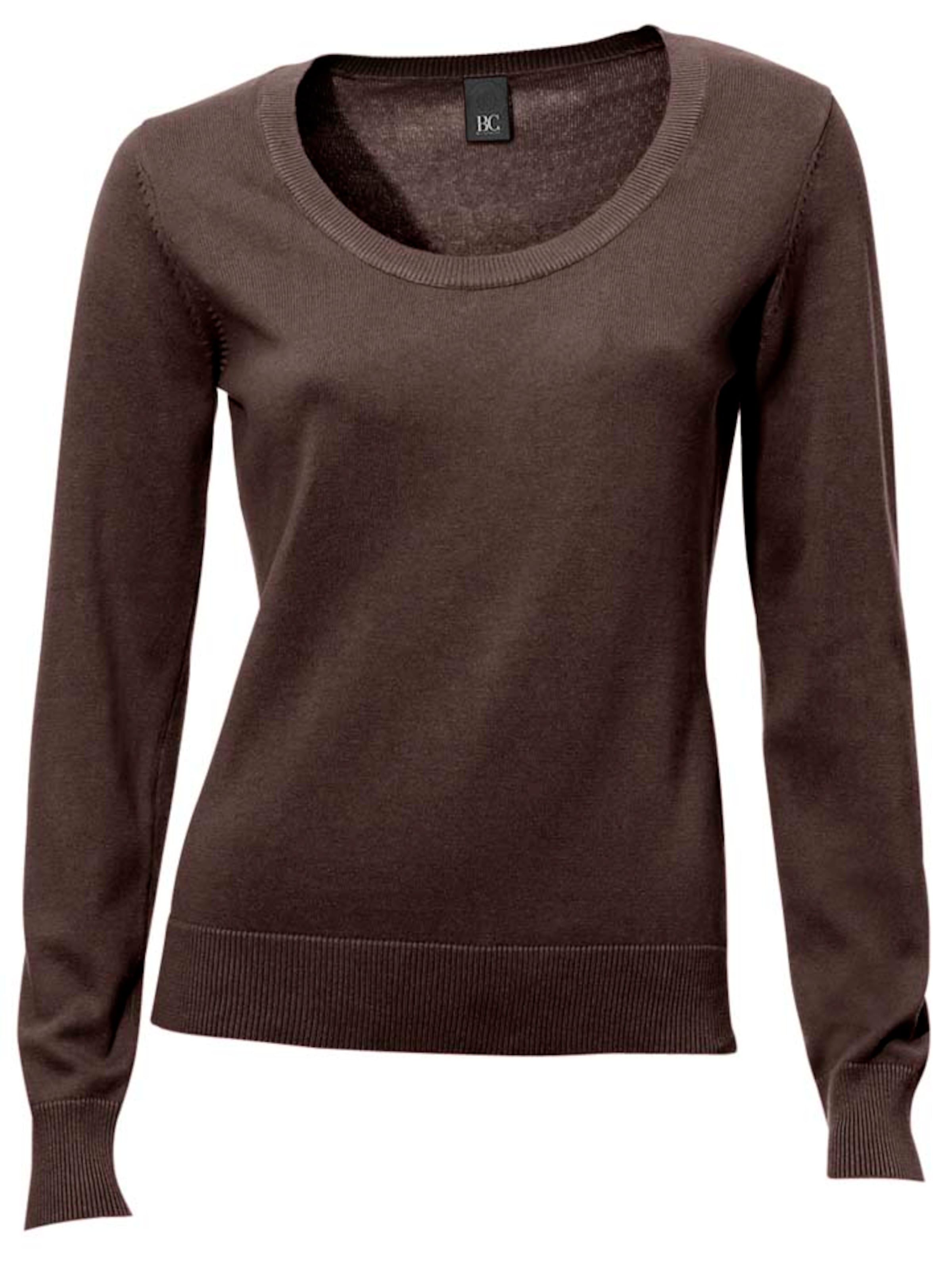 Pull-over heine en marron : devant