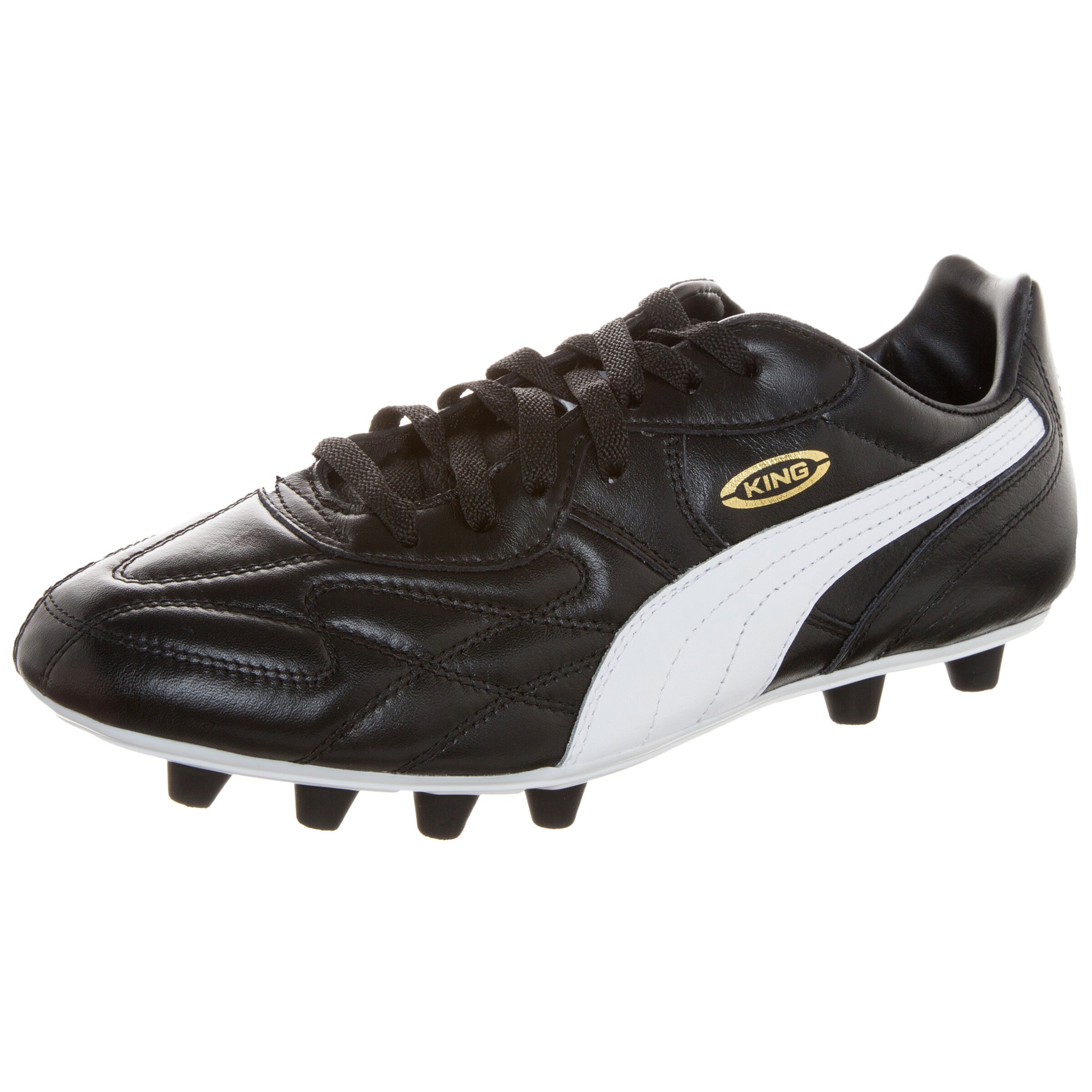 PUMA - Voetbalschoen 'King Top DI' in de kleur Zwart