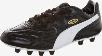 Chaussure de foot 'King' PUMA en noir : devant