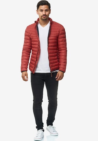 INDICODE JEANS Between-Season Jacket 'Islington' in Red