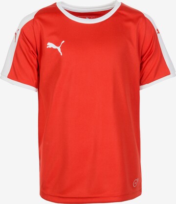 T-Shirt fonctionnel 'Liga' PUMA en rouge : devant