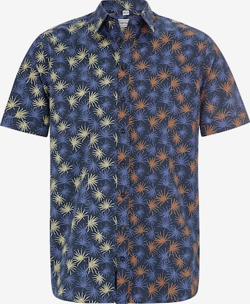 Shirtmaster Hemd 'Escapefromwinter' in Blau