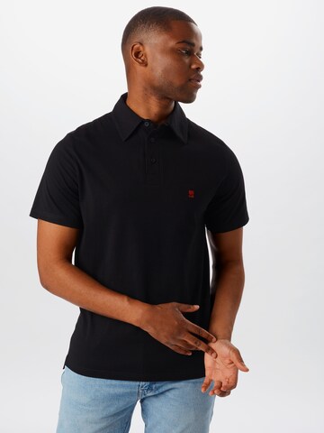 Coupe regular T-Shirt Degree en noir : devant