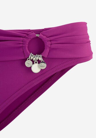 s.Oliver Normalny krój Bikini w kolorze fioletowy