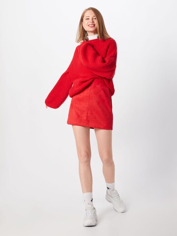 raudona VERO MODA Sijonas 'VMDonnadina'